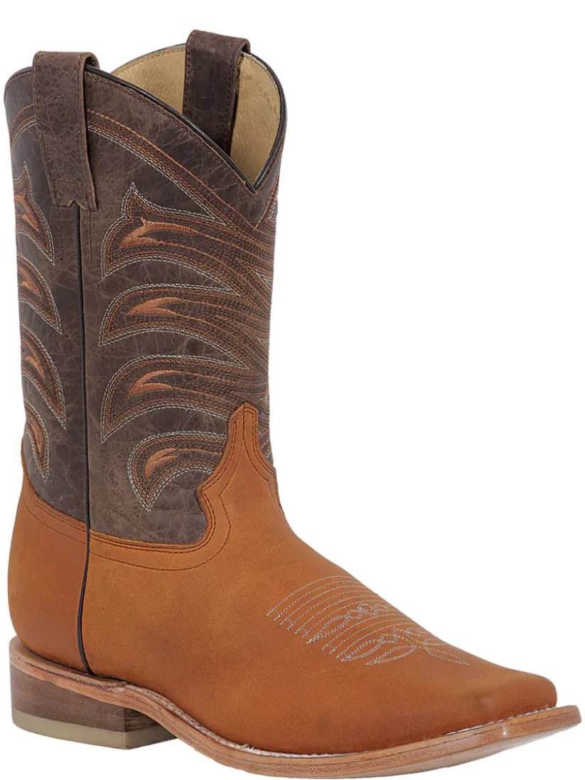 Men's Genuine Leather Classic Western Rodeo Cowboy Boots 'El General' 42991 - BELLEZA'S - Men's Genuine Leather Classic Western Rodeo Cowboy Boots 'El General' 42991 - Men's Boot - 04299101