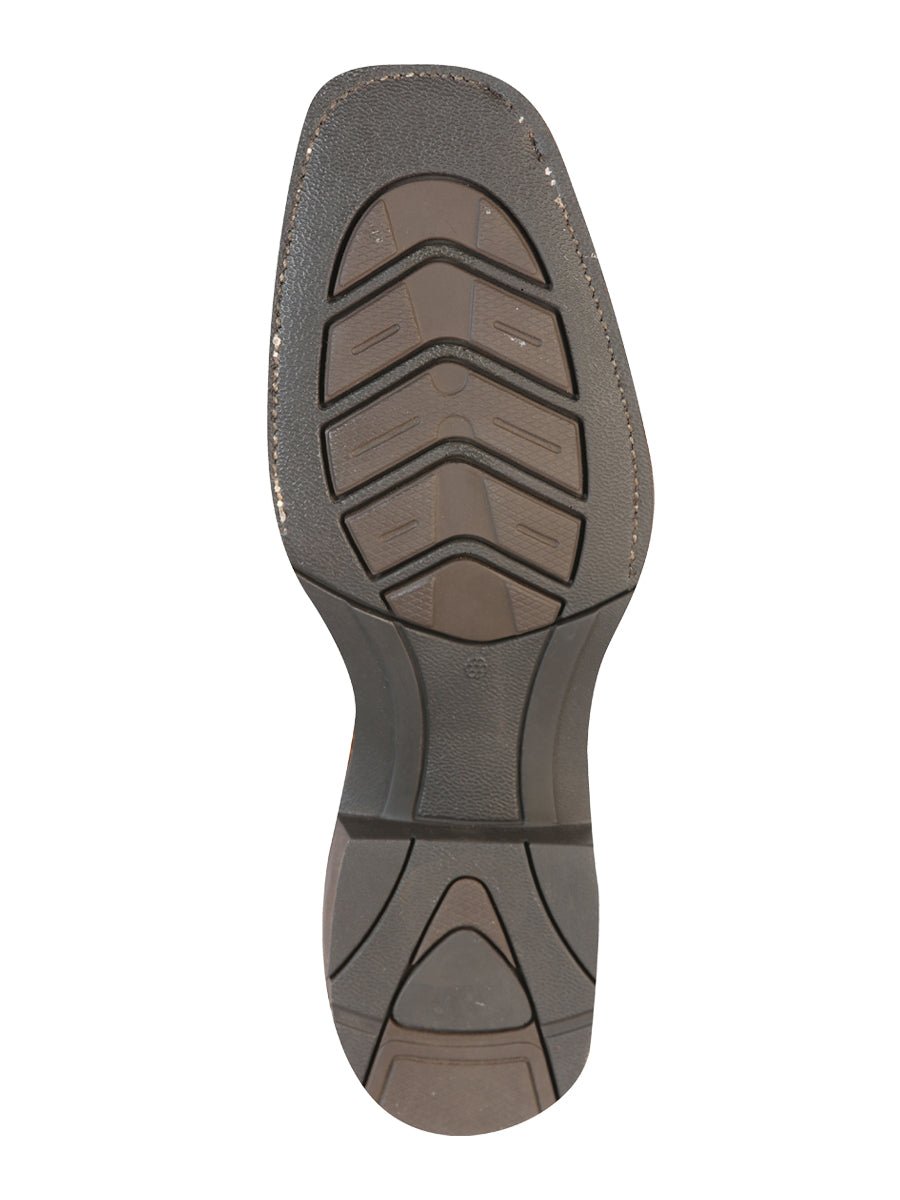 Men's Genuine Leather Classic Western Rodeo Cowboy Boots 'El General' Honey 43012 - BELLEZA'S - Men's Genuine Leather Classic Western Rodeo Cowboy Boots 'El General' Honey 43012 - Men's Boot - 04301201