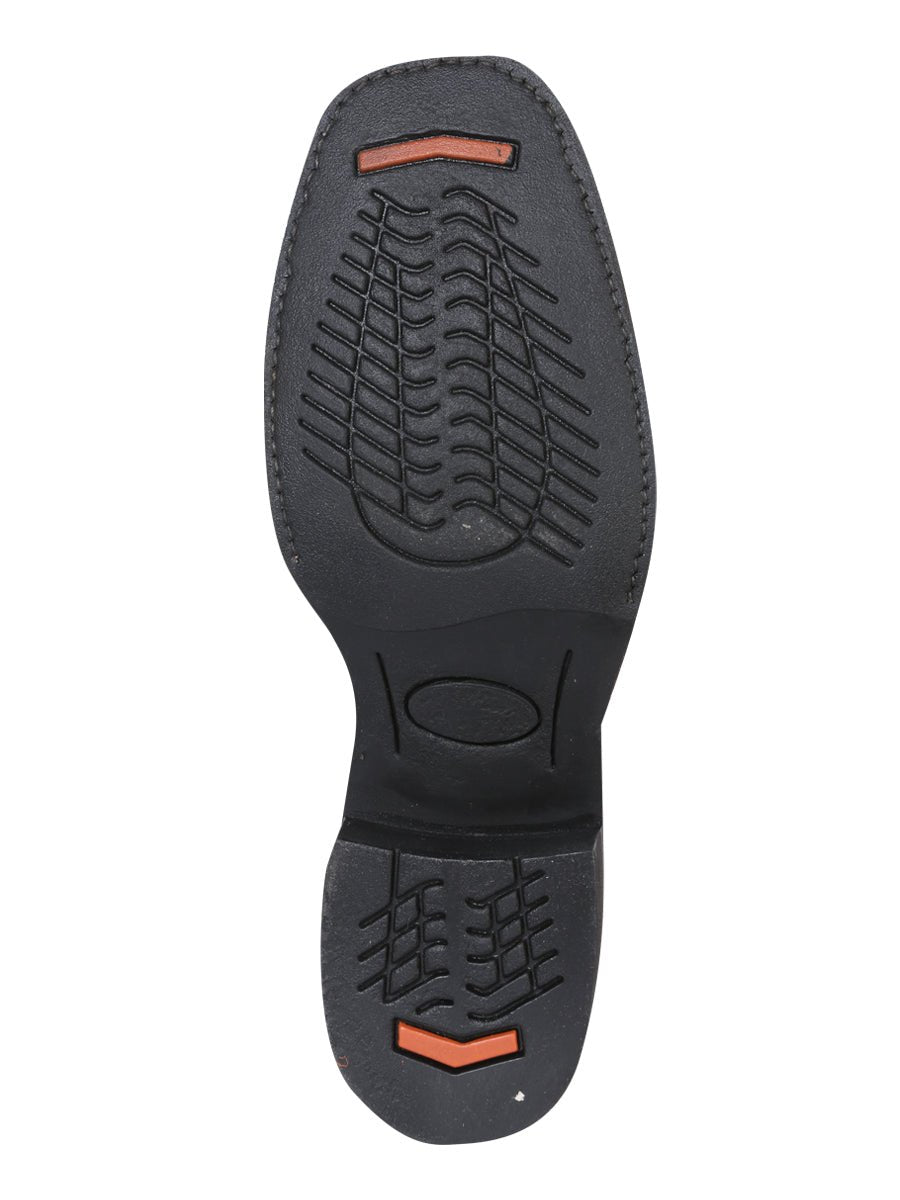 Men's Genuine Leather Embroidered Western Rodeo Cowboy Boots 'El General' Choco 34311 - BELLEZA'S - Men's Genuine Leather Embroidered Western Rodeo Cowboy Boots 'El General' Choco 34311 - Men's Boot - 03431101