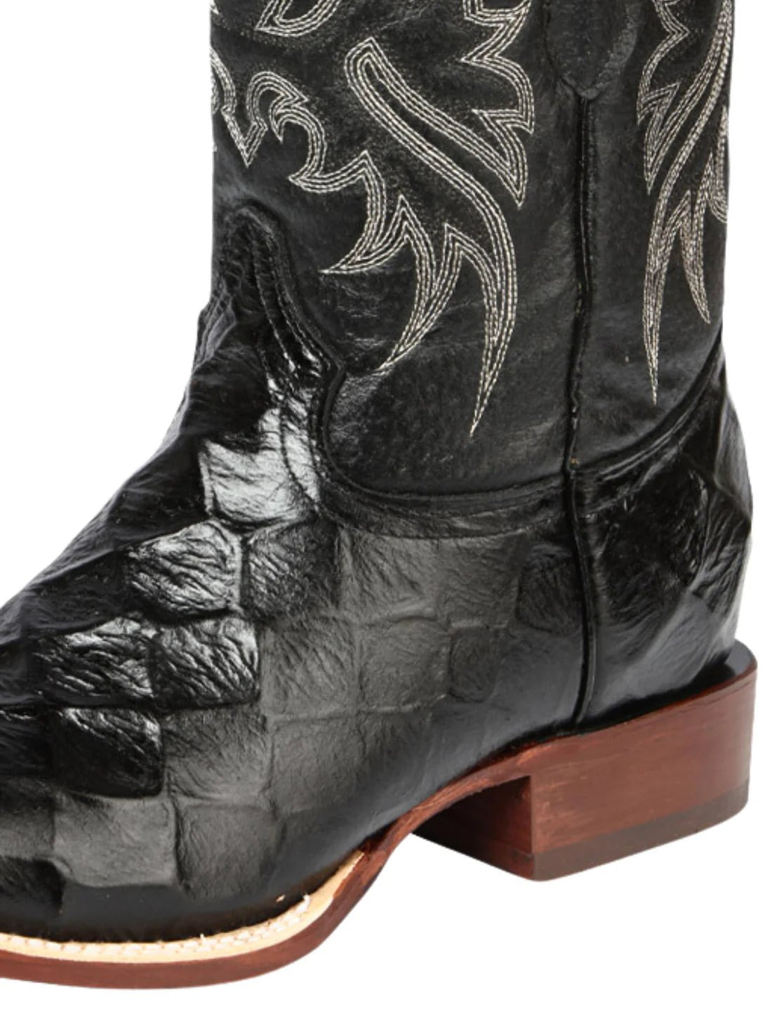 Men's Monster Fish Printed In Cow Leather Rodeo Boots 'El Señor de los Cielos' 44932 - BELLEZA'S - Men's Monster Fish Printed In Cow Leather Rodeo Boots 'El Señor de los Cielos' 44932 - Men's Boot - 04493201