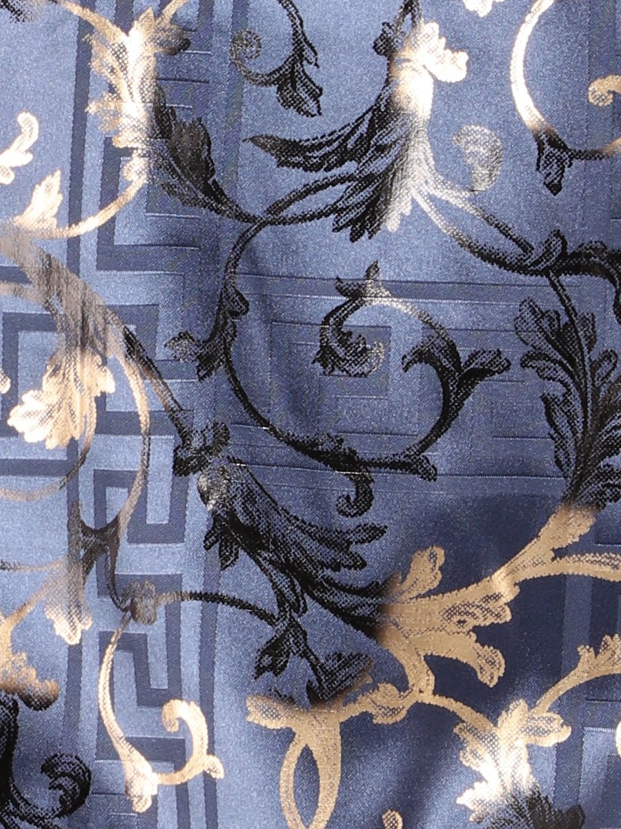 Men's Navy Printed Long Sleeve Western Shirt 'El Señor de los Cielos' 44589 - BELLEZA'S - Men's Navy Printed Long Sleeve Western Shirt 'El Señor de los Cielos' 44589 - Men's Shirt - 04458901