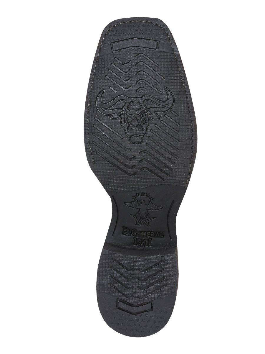 Men's Nubuck Leather Embroidered Saddle Western Cowboy Boots 'El General' Honey 33316 - BELLEZA'S - Men's Nubuck Leather Embroidered Saddle Western Cowboy Boots 'El General' Honey 33316 - Men's Boot - 03331601