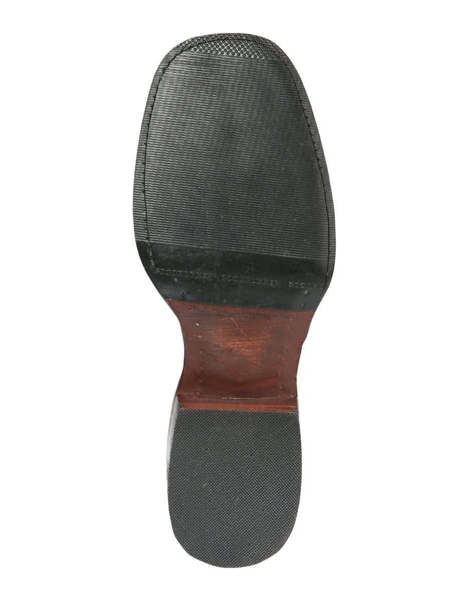 Men's Printed Ostrich Engraved Leather Western Cowboy Boots 'El General' Brown 44665 - BELLEZA'S - Men's Printed Ostrich Engraved Leather Western Cowboy Boots 'El General' Brown 44665 - Men's Boot - 04466501