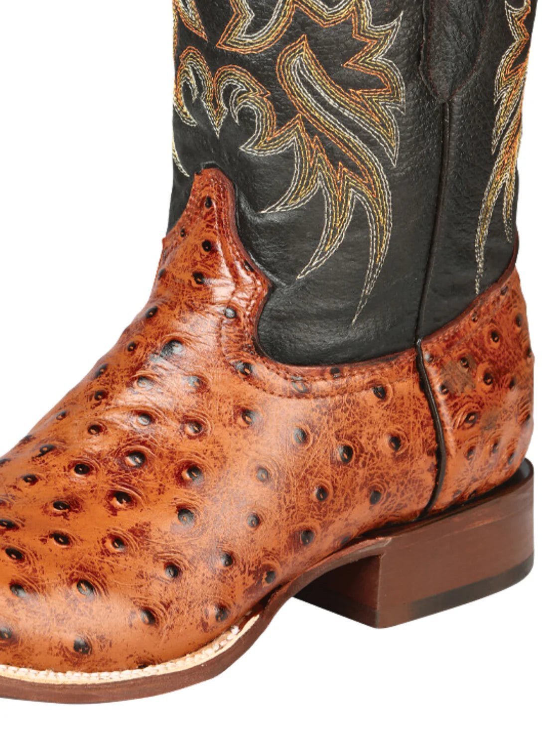 Men's Printed Ostrich Leather Cowboy Rodeo Boots 'El Señor de los Cielos' 44936 - BELLEZA'S - Men's Printed Ostrich Leather Cowboy Rodeo Boots 'El Señor de los Cielos' 44936 - Men's Boot - 04493601