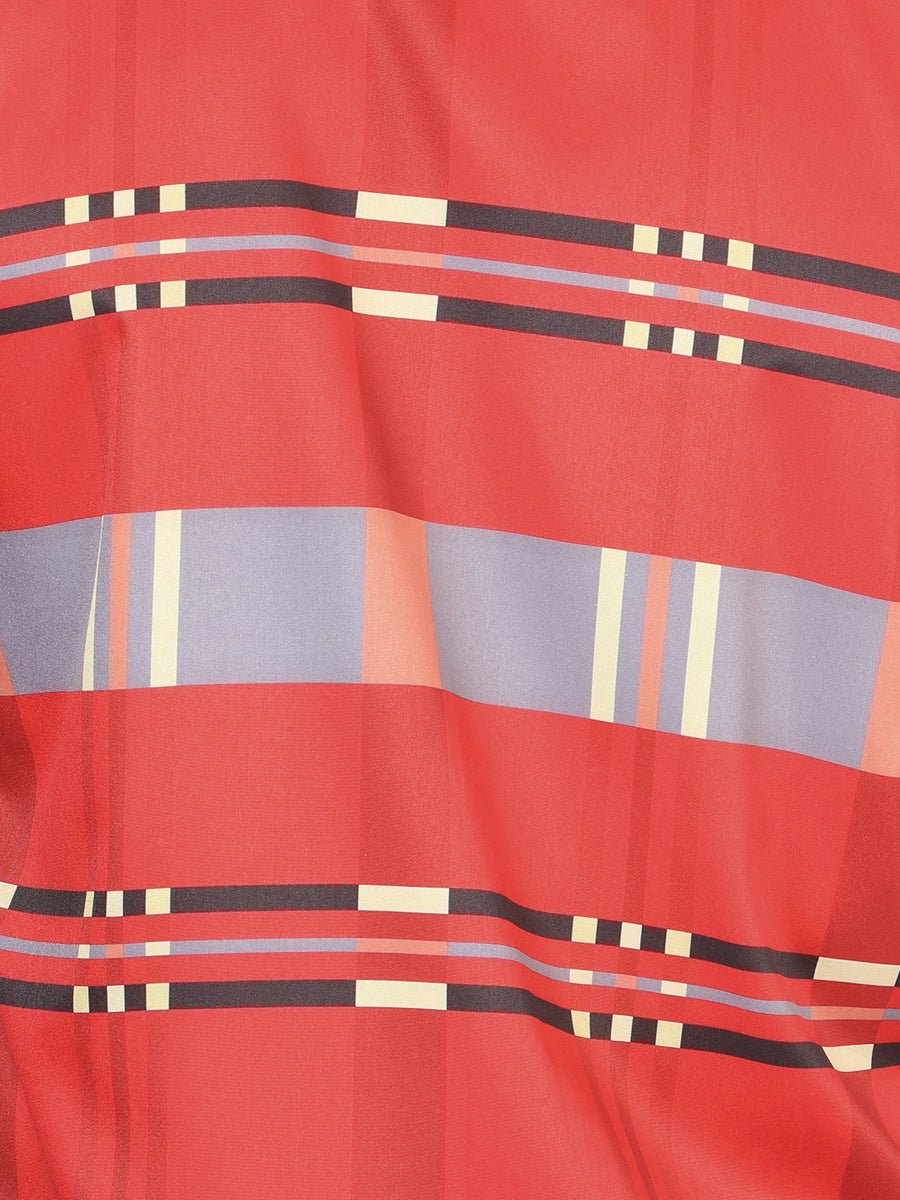 Men's Red Printed Long Sleeve Western Shirt 'El Señor de los Cielos' 44601 - BELLEZA'S - Men's Red Printed Long Sleeve Western Shirt 'El Señor de los Cielos' 44601 - Men's Shirt - 04460101