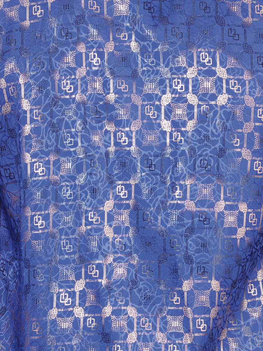 Men's Royal Blue Printed Long Sleeve Western Shirt 'El Señor de los Cielos' 44575 - BELLEZA'S - Men's Royal Blue Printed Long Sleeve Western Shirt 'El Señor de los Cielos' 44575 - Men's Shirt - 04457501