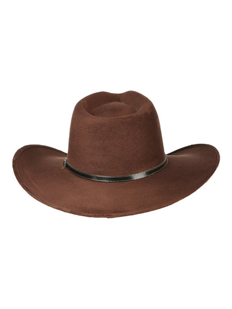 Men's Sombrero Chocolate Unisex Suede Last Indiana Cowboy Hat 'El General' 44250 - BELLEZA'S - Men's Sombrero Chocolate Unisex Suede Last Indiana Cowboy Hat 'El General' 44250 - Men's Cowboy Hats - 04425001