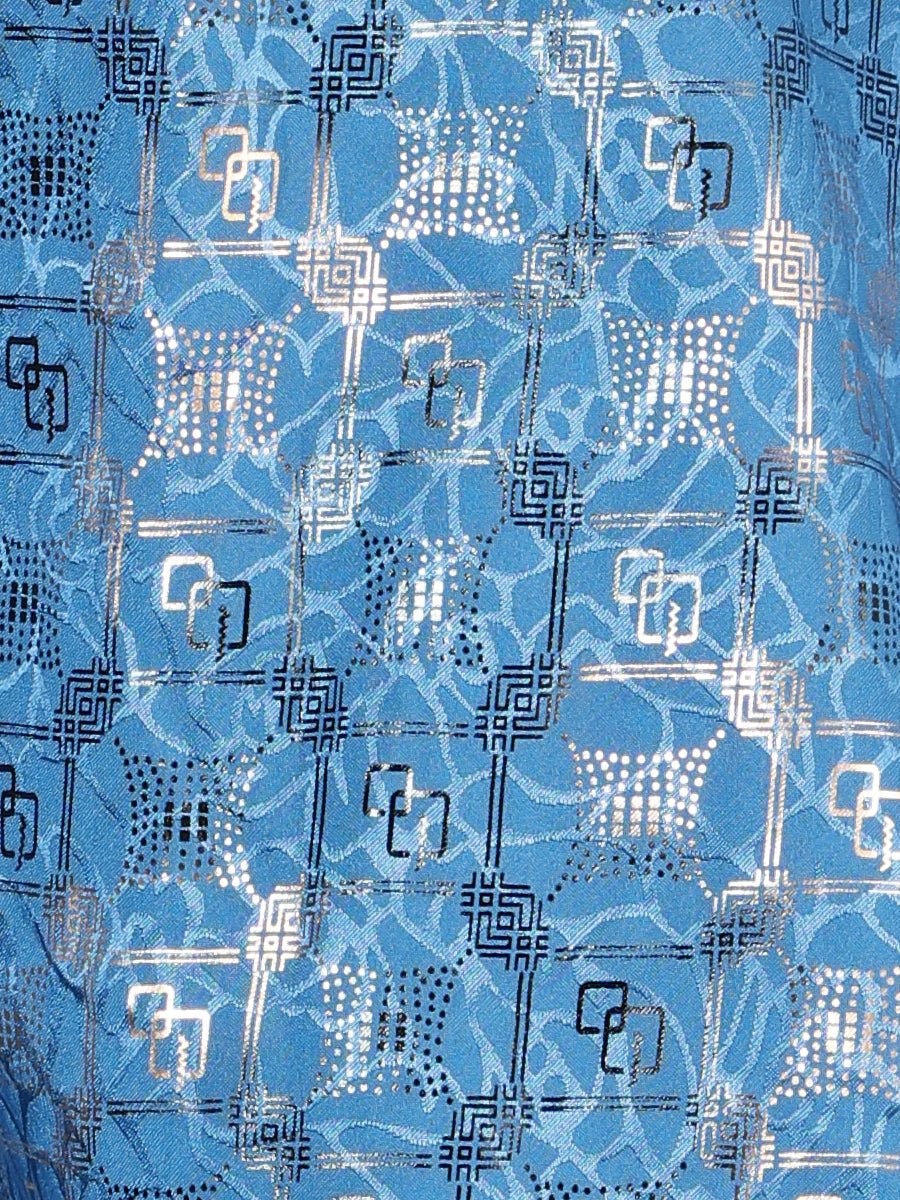 Men's Teal Casual Printed Long Sleeve Western Shirt 'El Señor de los Cielos' 44573 - BELLEZA'S - Men's Teal Casual Printed Long Sleeve Western Shirt 'El Señor de los Cielos' 44573 - Men's Shirt - 04457301