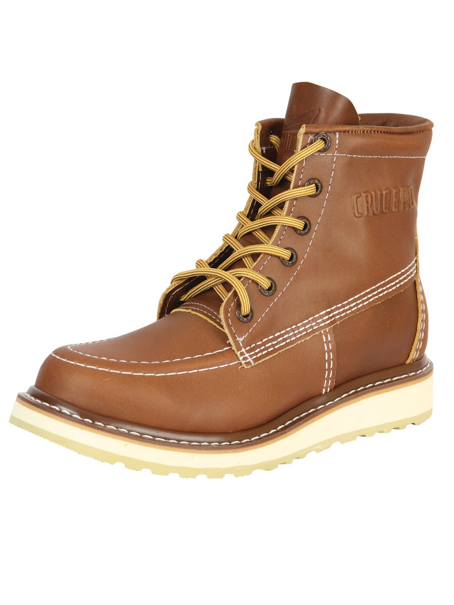 Men's Work Boot Without steel toe Crucero Goodyer 360 Roble Semianilina 45283 - BELLEZA'S - Men's Work Boot Without steel toe Crucero Goodyer 360 Roble Semianilina 45283 - Men's Work Shoes - 04528301