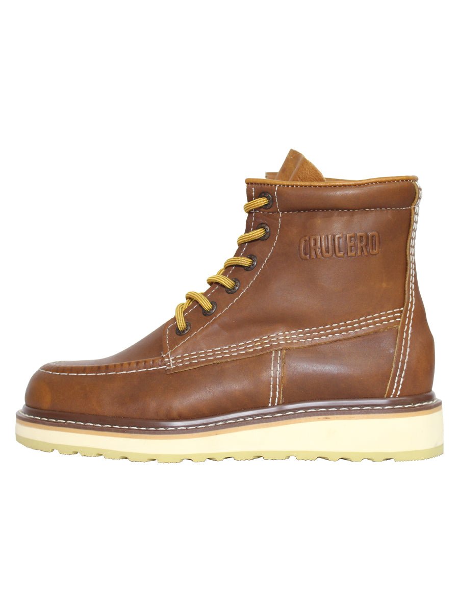 Men's Work Boot Without steel toe Crucero Goodyer 360 Roble Semianilina 45283 - BELLEZA'S - Men's Work Boot Without steel toe Crucero Goodyer 360 Roble Semianilina 45283 - Men's Work Shoes - 04528301