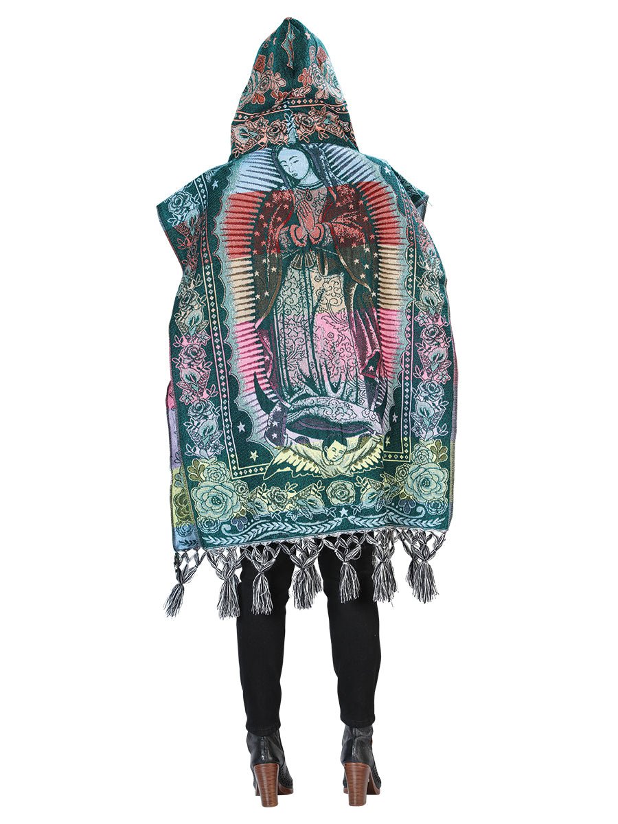 Mexican Artisanal Poncho 100% Acrylic Multicolor 603880 - BELLEZA'S - Mexican Artisanal Poncho 100% Acrylic Multicolor 603880 - DAMA - 60388001