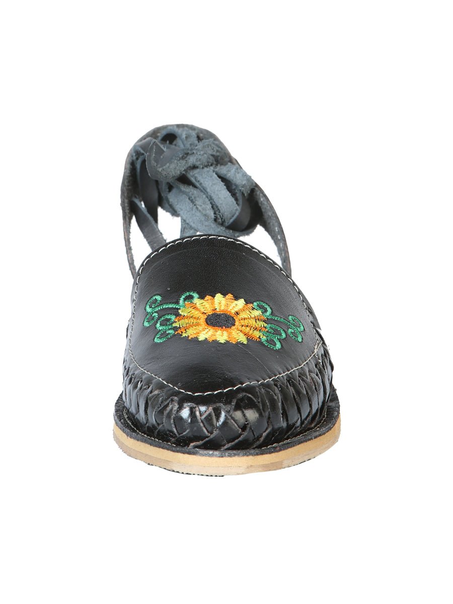 Mexican Artisanal Sandals Leather Black 603919 - BELLEZA'S - Mexican Artisanal Sandals Leather Black 603919 - DAMA - 60391901