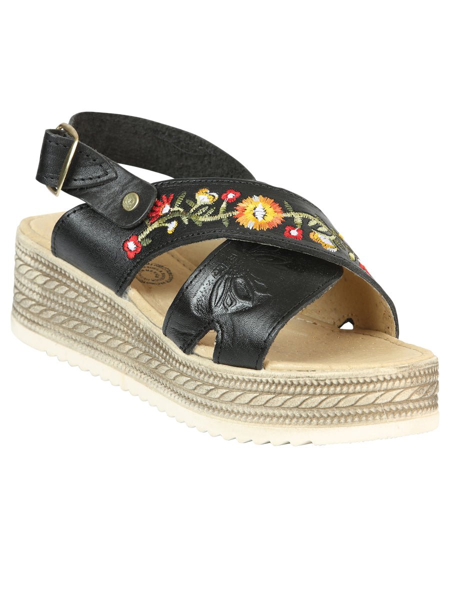 Mexican Artisanal Sandals Leather Honey 604022 - BELLEZA'S - Mexican Artisanal Sandals Leather Honey 604022 - DAMA - 60402201
