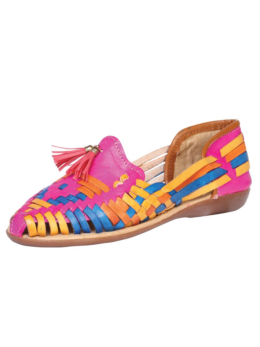 Mexican Artisanal Sandals Leather Multicolor 601949 - BELLEZA'S - Mexican Artisanal Sandals Leather Multicolor 601949 - DAMA - 60194901