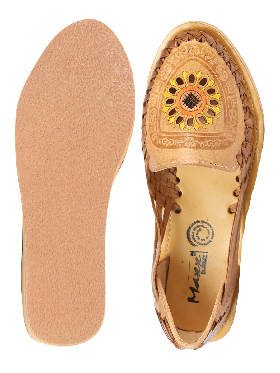 Mexican Artisanal Sandals Leather Tang 604024 - BELLEZA'S - Mexican Artisanal Sandals Leather Tang 604024 - DAMA - 60402401