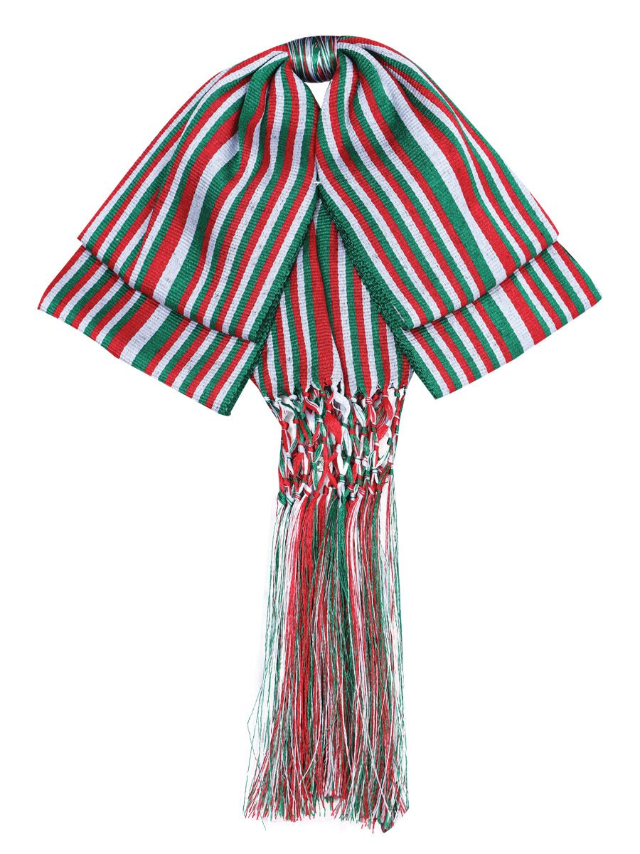 Mexican Charro Bow Tie 85% Articela, 15% Polyester Tricolor 601334 - BELLEZA'S - Mexican Charro Bow Tie 85% Articela, 15% Polyester Tricolor 601334 - UNISEX - 60133401