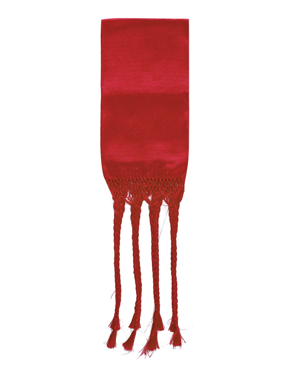 Mexican Charro Sash - Belt 50% Cotton, 50% Polyester Red 601357 - BELLEZA'S - Mexican Charro Sash - Belt 50% Cotton, 50% Polyester Red 601357 - DAMA - 60135701
