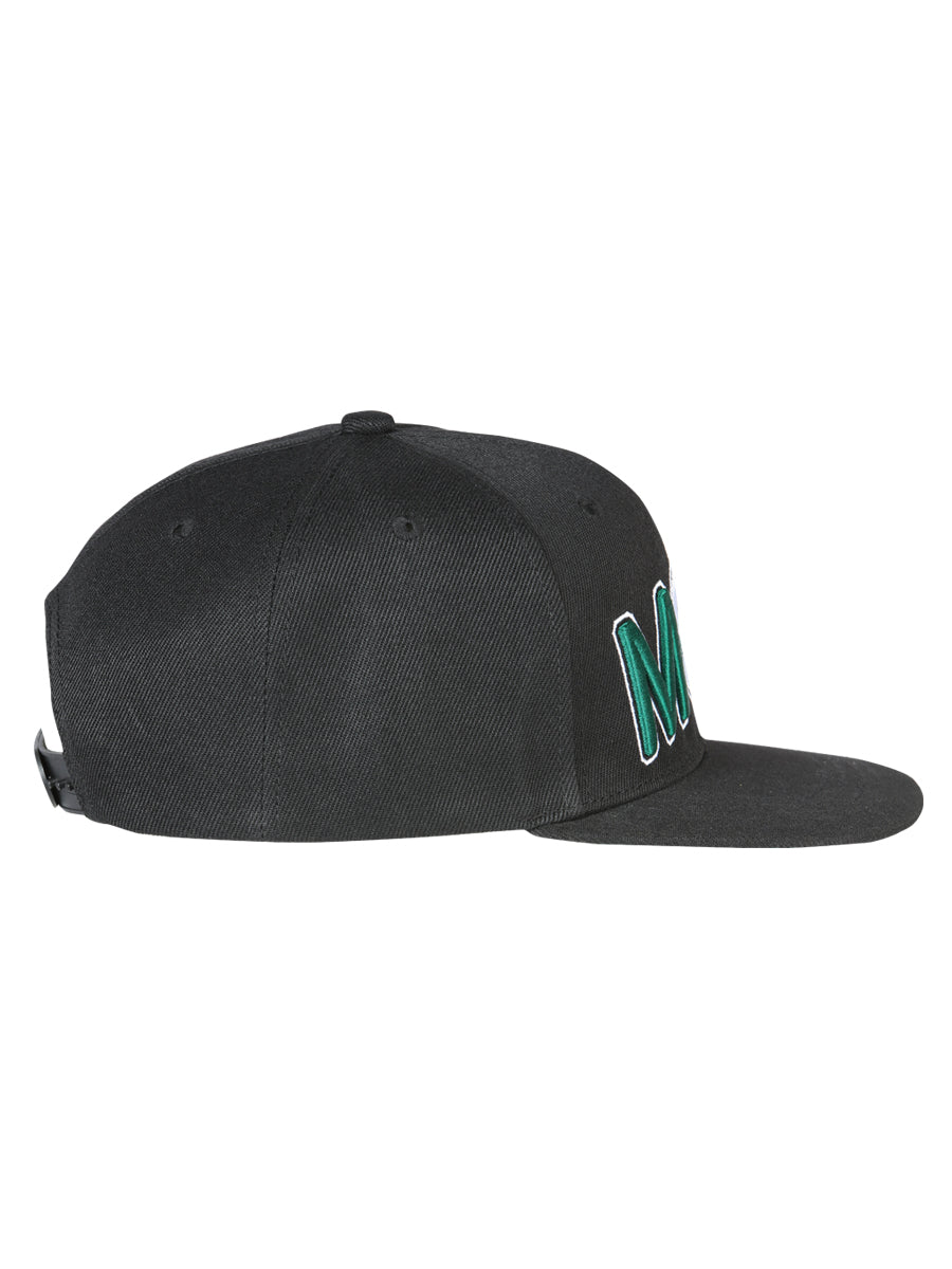Morelos Black Embroidered Polyester Snap Back Cap 'El General' 44808 - BELLEZA'S - Morelos Black Embroidered Polyester Snap Back Cap 'El General' 44808 - Caps - 04480801