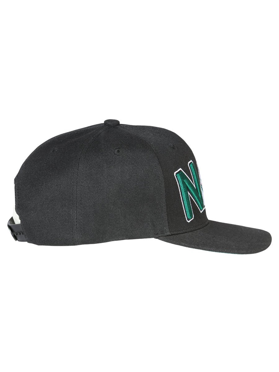 Nayarit Black Embroidered Polyester Snap Back Cap 'El General' 44793 - BELLEZA'S - Nayarit Black Embroidered Polyester Snap Back Cap 'El General' 44793 - Caps - 04479301