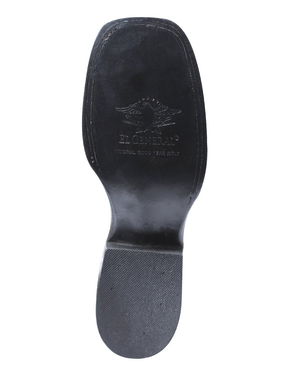 Women’s Bovine Leather Floral Embroidered Rodeo Western Cowgirl Boots 'El General' 42976 - BELLEZA'S - Women’s Bovine Leather Floral Embroidered Rodeo Western Cowgirl Boots 'El General' 42976 - Women's Boots - 04297601