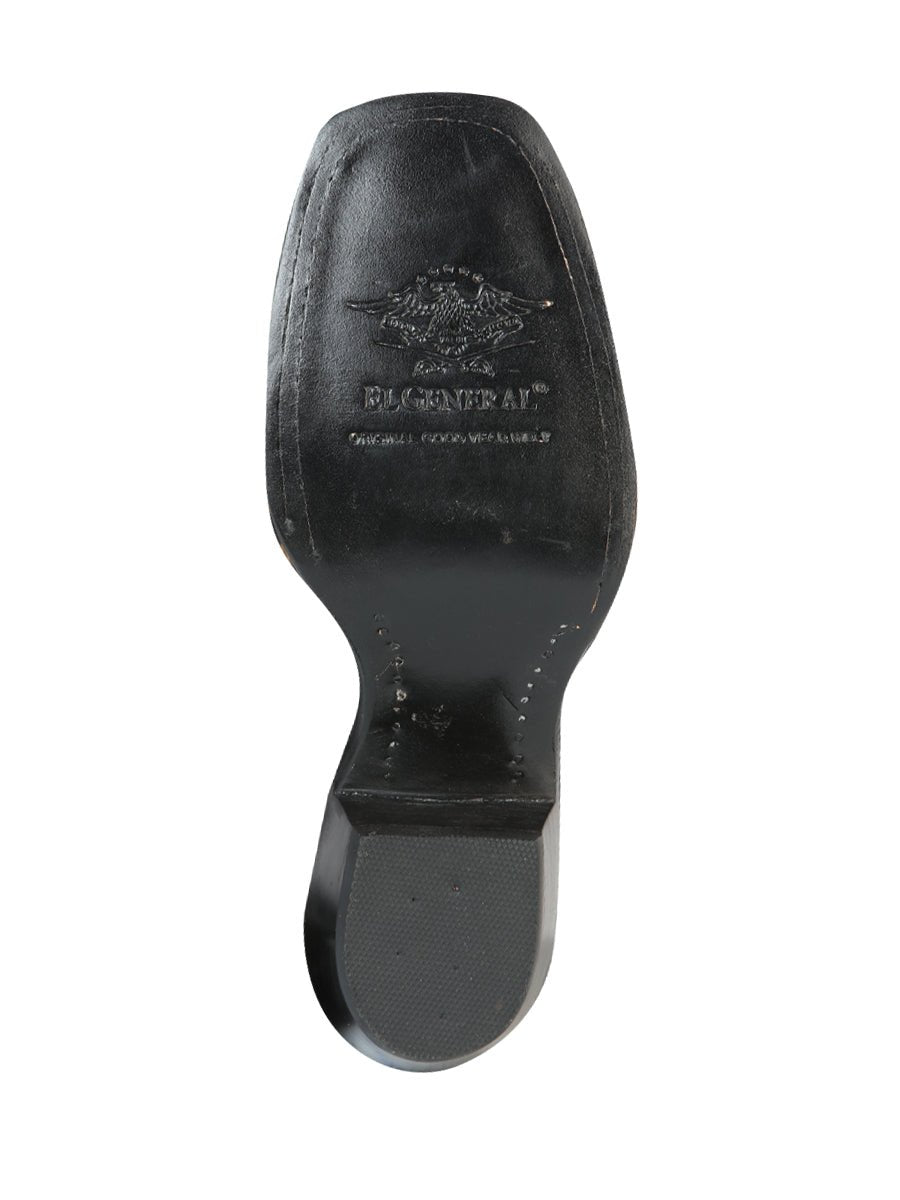 Women’s Cowgirl Boots Nubuck Leather Butterflies Embroidered Western 'El General' 51220 - BELLEZA'S - Women’s Cowgirl Boots Nubuck Leather Butterflies Embroidered Western 'El General' 51220 - Women's Boots - 05122001