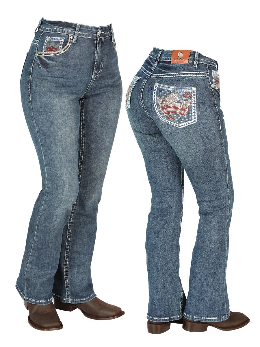 Womens Dark - Blue Centenario Jeans 44962 - BELLEZA'S - Womens Dark - Blue Centenario Jeans 44962 - DAMA - 04496201