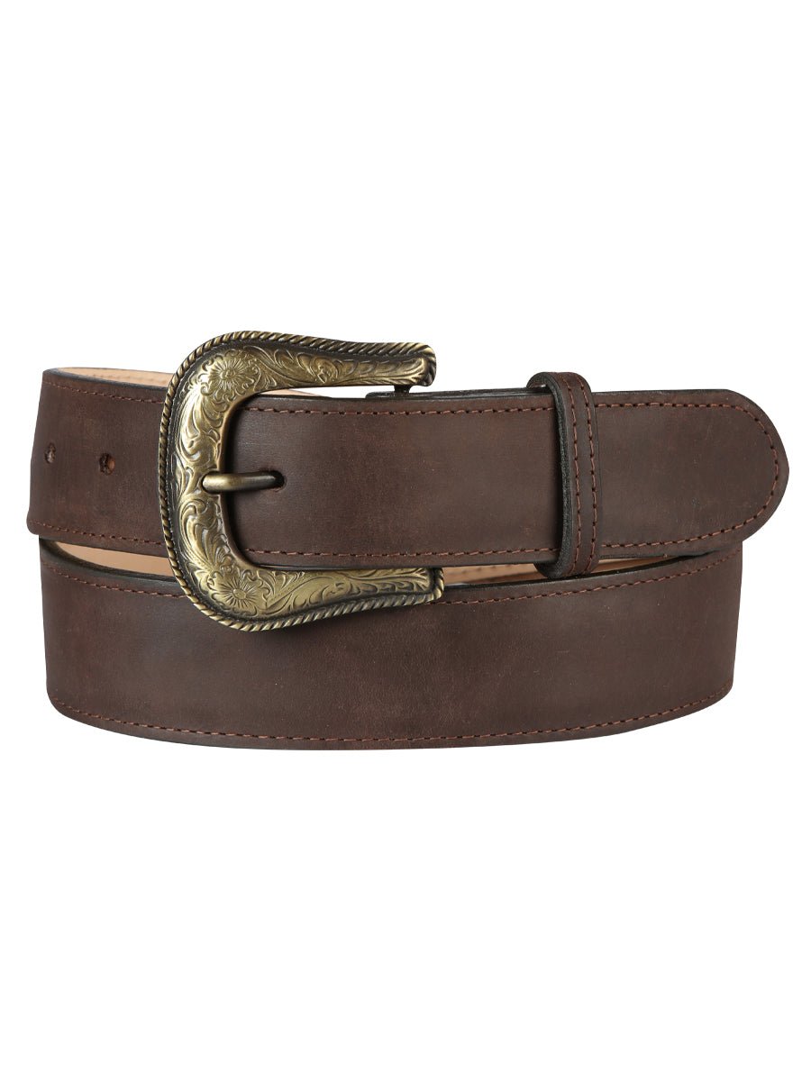 Women's Denim Belt Cowgirl El General Crazy Brown 44639 - BELLEZA'S - Women's Denim Belt Cowgirl El General Crazy Brown 44639 - Women's Belts - 04463901