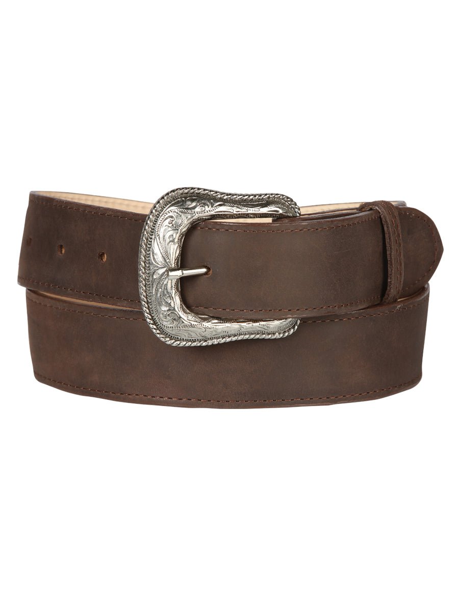 Women's Denim Belt Cowgirl El General Crazy Brown 44645 - BELLEZA'S - Women's Denim Belt Cowgirl El General Crazy Brown 44645 - Women's Belts - 04464501