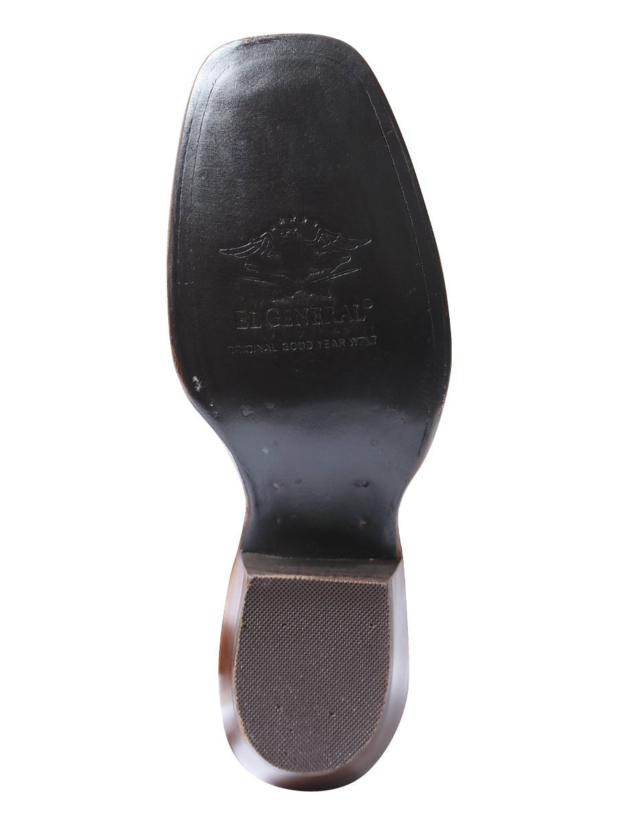 Women’s Genuine Leather Floral Embroidered Western Cowgirl Boots 'El General' 41785 - BELLEZA'S - Women’s Genuine Leather Floral Embroidered Western Cowgirl Boots 'El General' 41785 - Women's Boots - 04178501