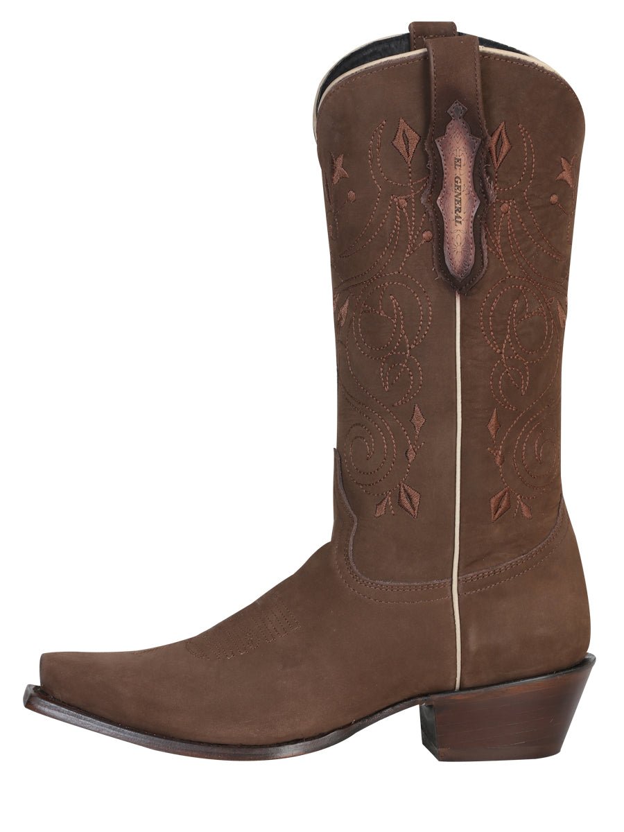 Women’s Genuine Leather Limited Edition Retro Western Cowgirl Boots 'El General' 34513 - BELLEZA'S - Women’s Genuine Leather Limited Edition Retro Western Cowgirl Boots 'El General' 34513 - Women's Boots - 03451301