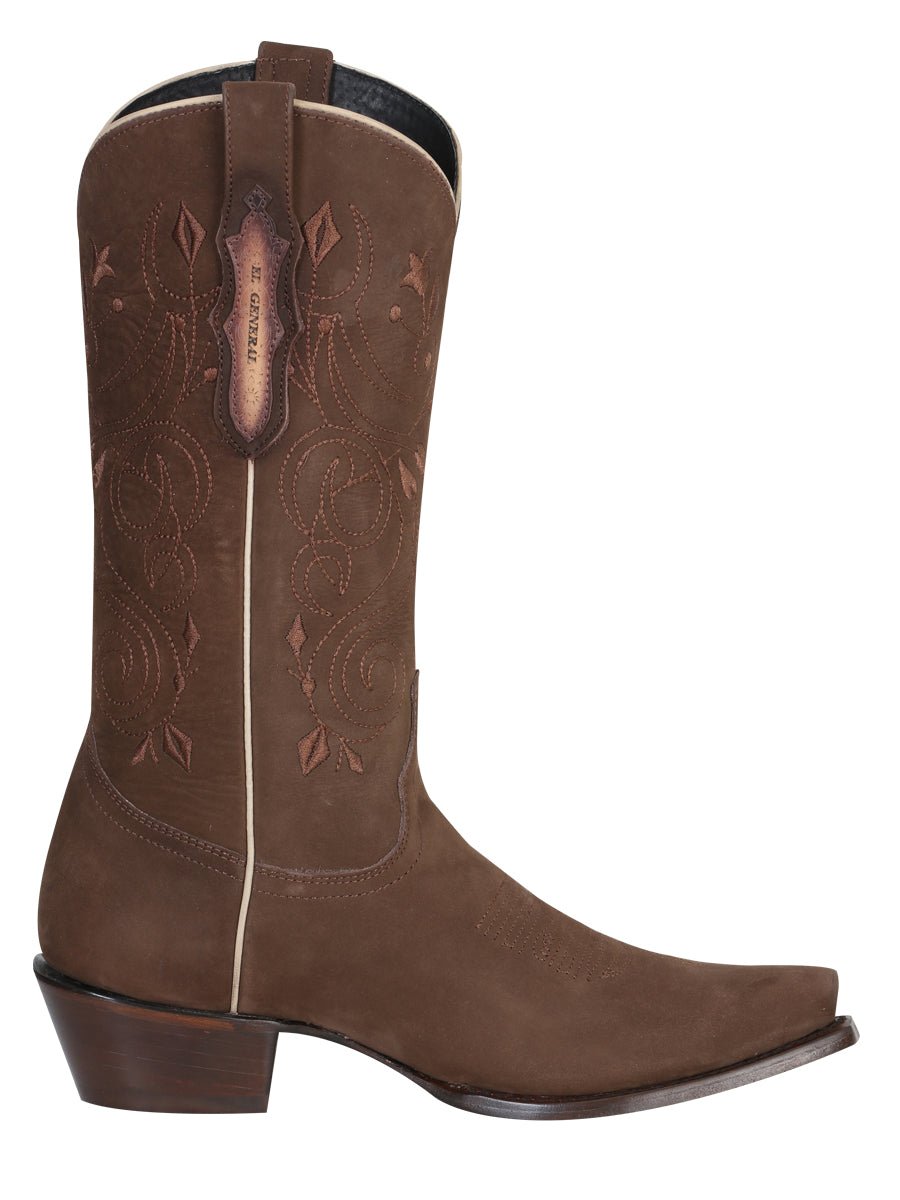 Women’s Genuine Leather Limited Edition Retro Western Cowgirl Boots 'El General' 34513 - BELLEZA'S - Women’s Genuine Leather Limited Edition Retro Western Cowgirl Boots 'El General' 34513 - Women's Boots - 03451301