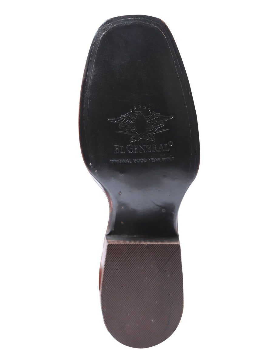 Women’s Nubuck Leather Floral Embroidered Rodeo Western Cowgirl Boots 'El General' 42979 - BELLEZA'S - Women’s Nubuck Leather Floral Embroidered Rodeo Western Cowgirl Boots 'El General' 42979 - Women's Boots - 04297901