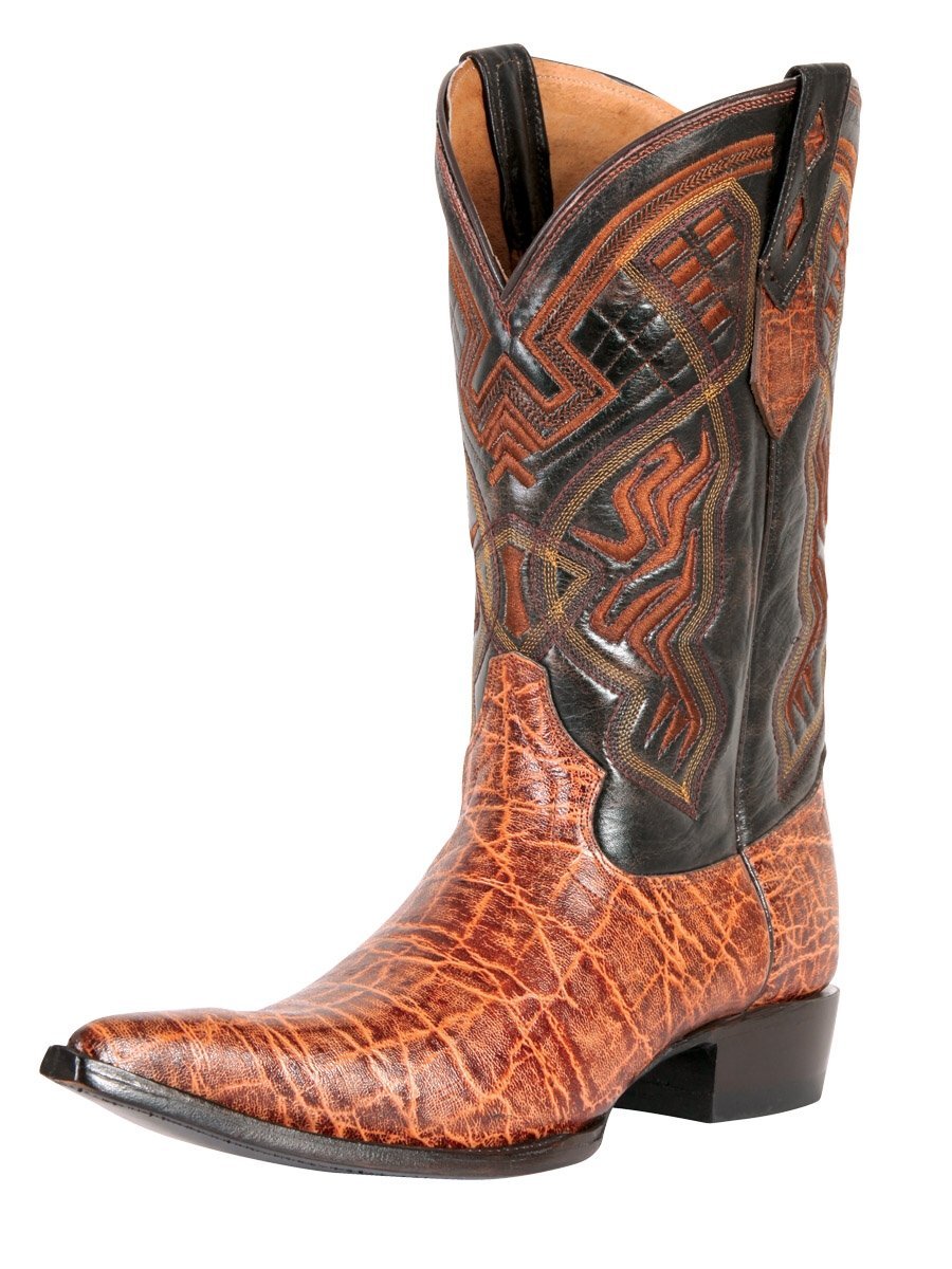 Botas Vaqueras Clasicas Imit Elefante 'Centenario' COGNAC-124365 - BELLEZA'S - Centenario - 124365