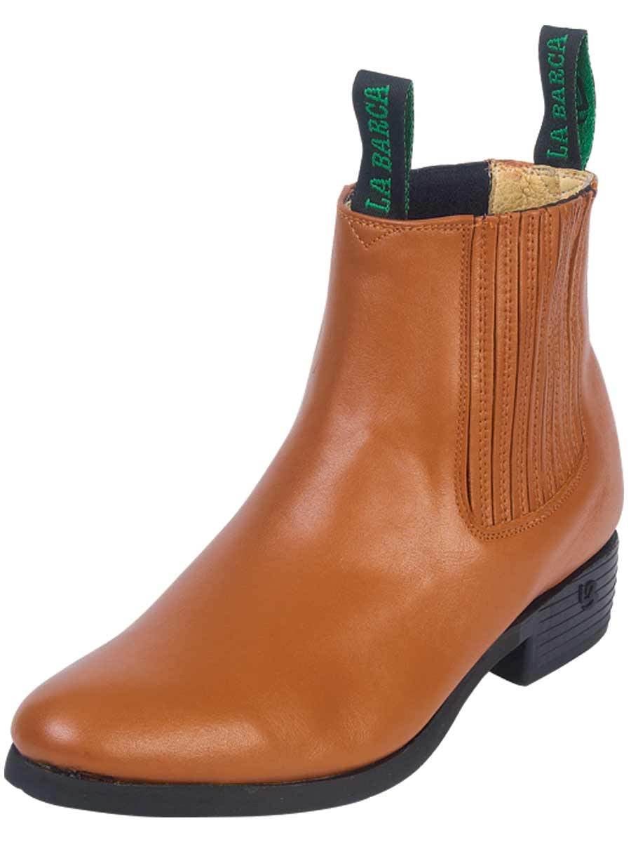 Botines Charros Clasicos Piel Genuina para Mujer/Joven 'La Barca' MIEL-27180* - BELLEZA'S - Botas Para Damas - 27180