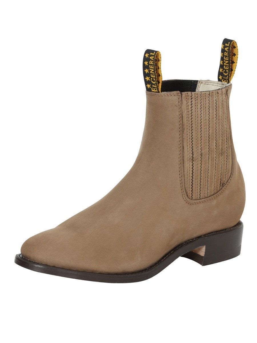 Botines Charros Piel Nobuck Arena Para Hombre 'El General' *ARENA-41489* - BELLEZA'S - Botines Charros Piel Nobuck Arena Para Hombre 'El General' *ARENA-41489* - BELLEZA'S - Botines Para Hombres