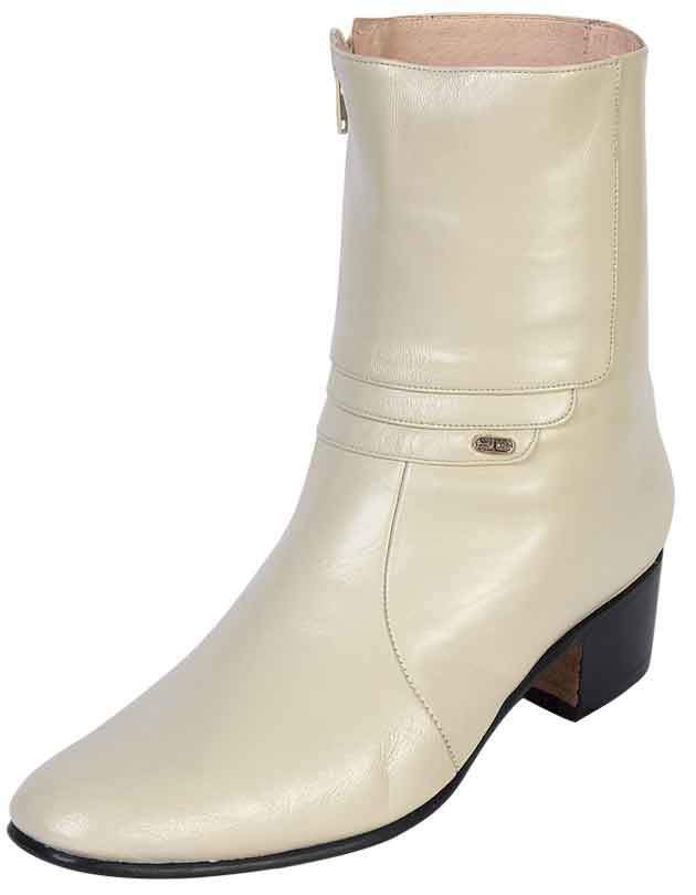 Botines de Vestir Clasicos de Cabra para Hombre 'El Besserro' *HUESO-200* - BELLEZA'S - Botines de Vestir Clasicos de Cabra para Hombre 'El Besserro' *HUESO-200* - BELLEZA'S - Botines Para Hombres