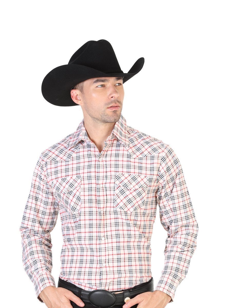 Camisa Vaquera Manga Larga para Hombre, 55% Cotton, 45% Polyester 'El General' * - ID: 42466 BEIGE - BELLEZA'S - Camisa Vaquera Manga Larga para Hombre, 55% Cotton, 45% Polyester 'El General' * - ID: 42466 BEIGE - BELLEZA'S - 42466