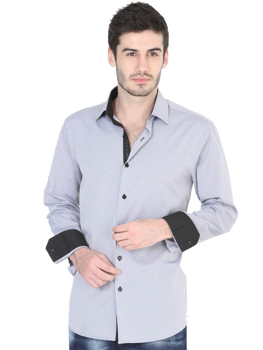 Camisa Vaquera Manga Larga Para Hombre 'Centenario 'Gray' - BELLEZA'S - Camisa Vaquera Manga Larga Para Hombre 'Centenario 'Gray' - BELLEZA'S - Camisa - 40228