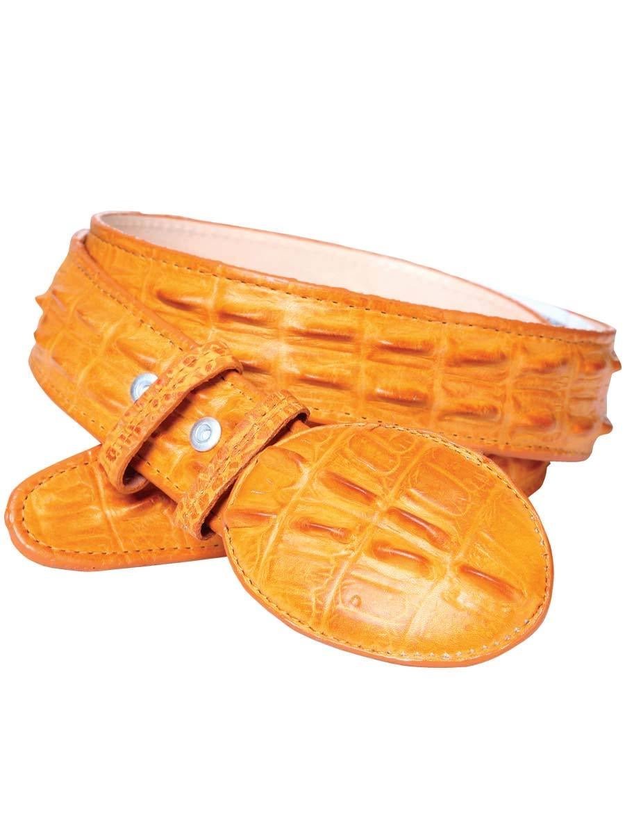 Cinto Vaquero Caiman Cola Imit Para Hombre 'El General' *MANTEQUILLA-684* - BELLEZA'S - Cinto Vaquero Caiman Cola Imit Para Hombre 'El General' *MANTEQUILLA-684* - BELLEZA'S - Cintos - 684