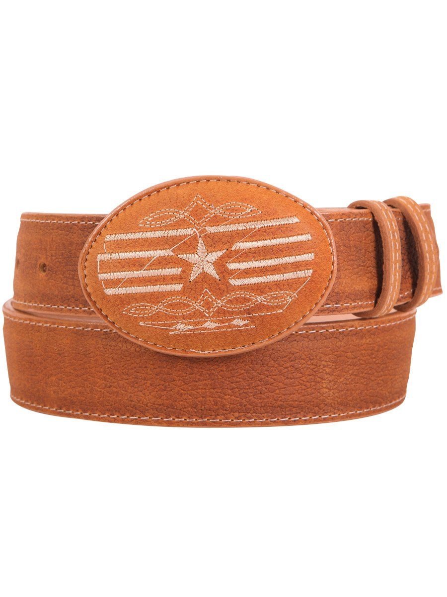 Cinto Vaquero Clasico Piel Genuina Para Hombre 'El General' MIEL-41993 - BELLEZA'S - Cinto Vaquero Clasico Piel Genuina Para Hombre 'El General' MIEL-41993 - BELLEZA'S - 41993