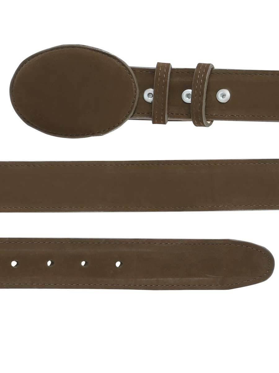 Cinto Vaquero Clasico Piel Nobuck Unisex 'El General' *CAMEL-41104* - BELLEZA'S - Cinto Vaquero Clasico Piel Nobuck Unisex 'El General' *CAMEL-41104* - BELLEZA'S - Cintos - 41104