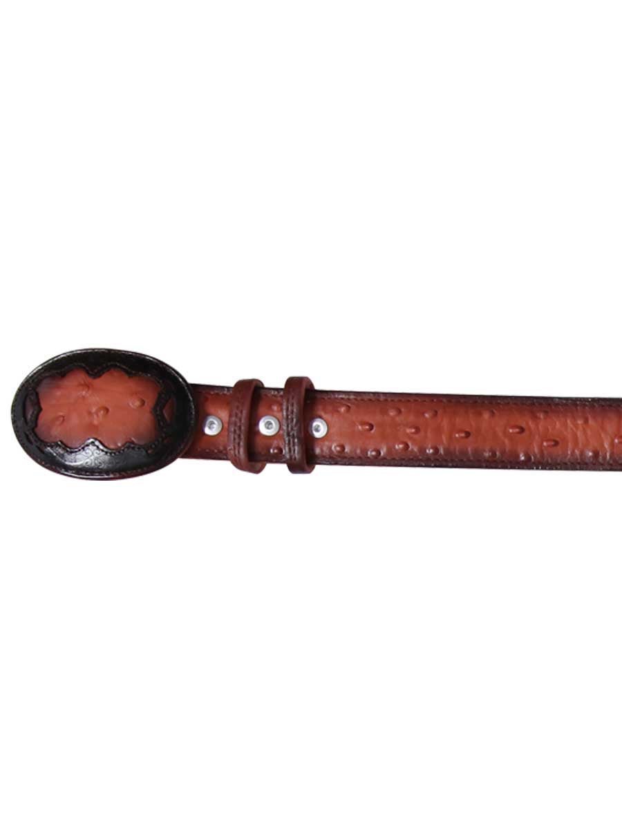 Cinto Vaquero Imitacion de Avestruz Imit para Hombre 'El General' * - ID: 34471 COGNAC - BELLEZA'S - Cinto Vaquero Imitacion de Avestruz Imit para Hombre 'El General' * - ID: 34471 COGNAC - BELLEZA'S - 34471