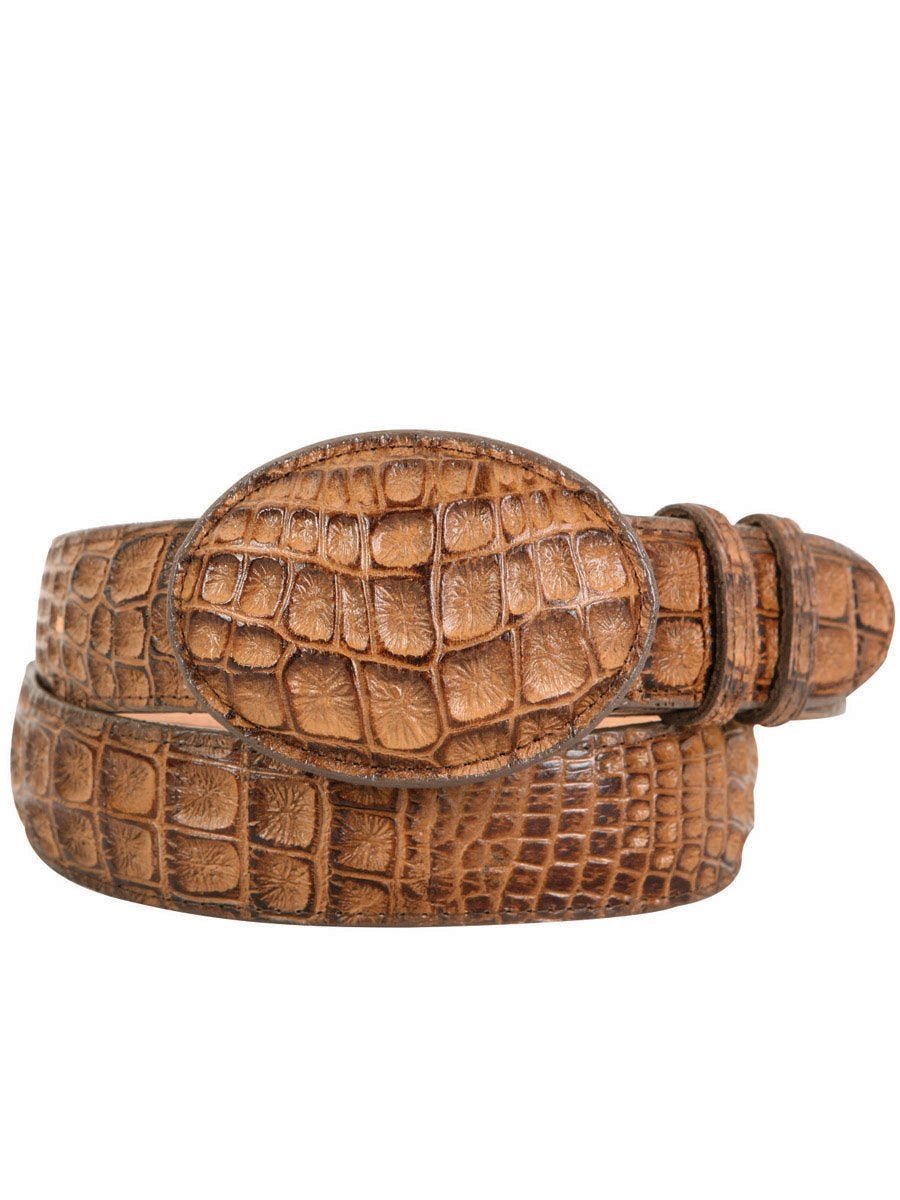Cinto Vaquero Imitacion de Caiman Lomo Imit para Hombre 'El General' * - ID: 41893 COGNAC - BELLEZA'S - Cinto Vaquero Imitacion de Caiman Lomo Imit para Hombre 'El General' * - ID: 41893 COGNAC - BELLEZA'S - 41893