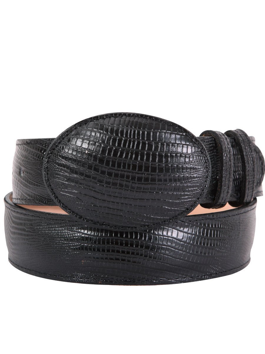 Cinto Vaquero Imitacion Lizard Imit Para Hombre 'El General' *NEGRO-42009* - BELLEZA'S - Cinto Vaquero Imitacion Lizard Imit Para Hombre 'El General' *NEGRO-42009* - BELLEZA'S - Cintos - 42009