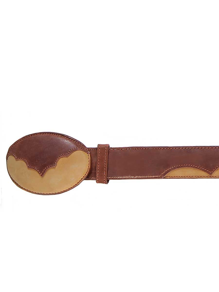 Cinto Vaquero Piel Crazy Para Hombre Con Hebilla Ovalada, 1 1/2" Ancho 'El General' *MIEL-27009* - BELLEZA'S - Cinto Vaquero Piel Crazy Para Hombre Con Hebilla Ovalada, 1 1/2" Ancho 'El General' *MIEL-27009* - BELLEZA'S - Cintos Para Hombres - 27009