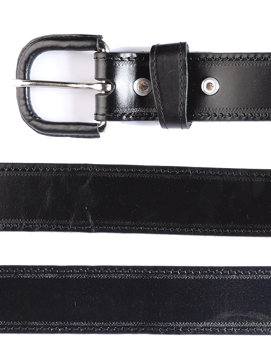 Cinto Vaquero Vaqueta Anca De Potro Para Hombre 'El General' *NEGRO-42750* - BELLEZA'S - Cinto Vaquero Vaqueta Anca De Potro Para Hombre 'El General' *NEGRO-42750* - BELLEZA'S - Cintos Para Hombres - 42750