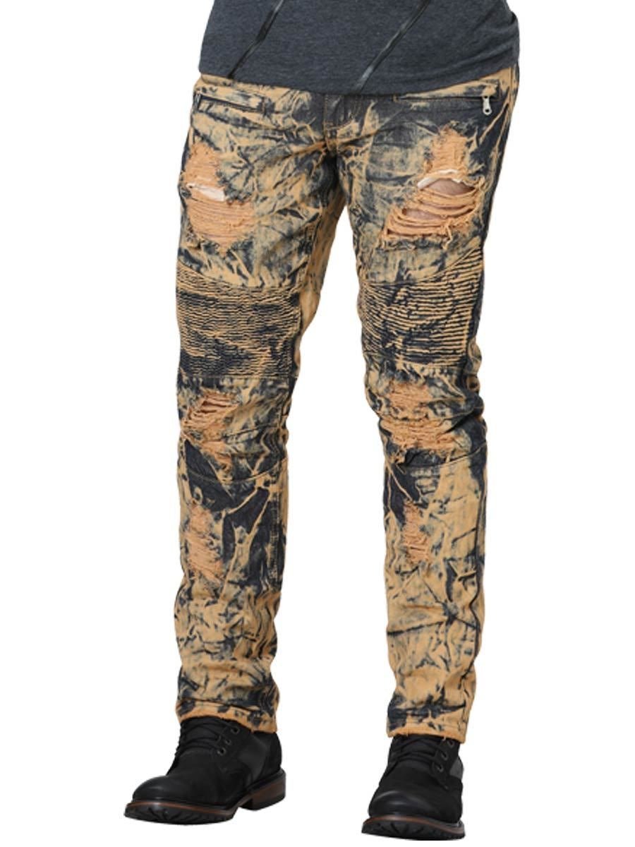 Pantalon Casual para Hombre, Mezclilla 'Centenario' - ID: 41196 KHAKI INDIGO - BELLEZA'S - Pantalon Casual para Hombre, Mezclilla 'Centenario' - ID: 41196 KHAKI INDIGO - BELLEZA'S - 41196