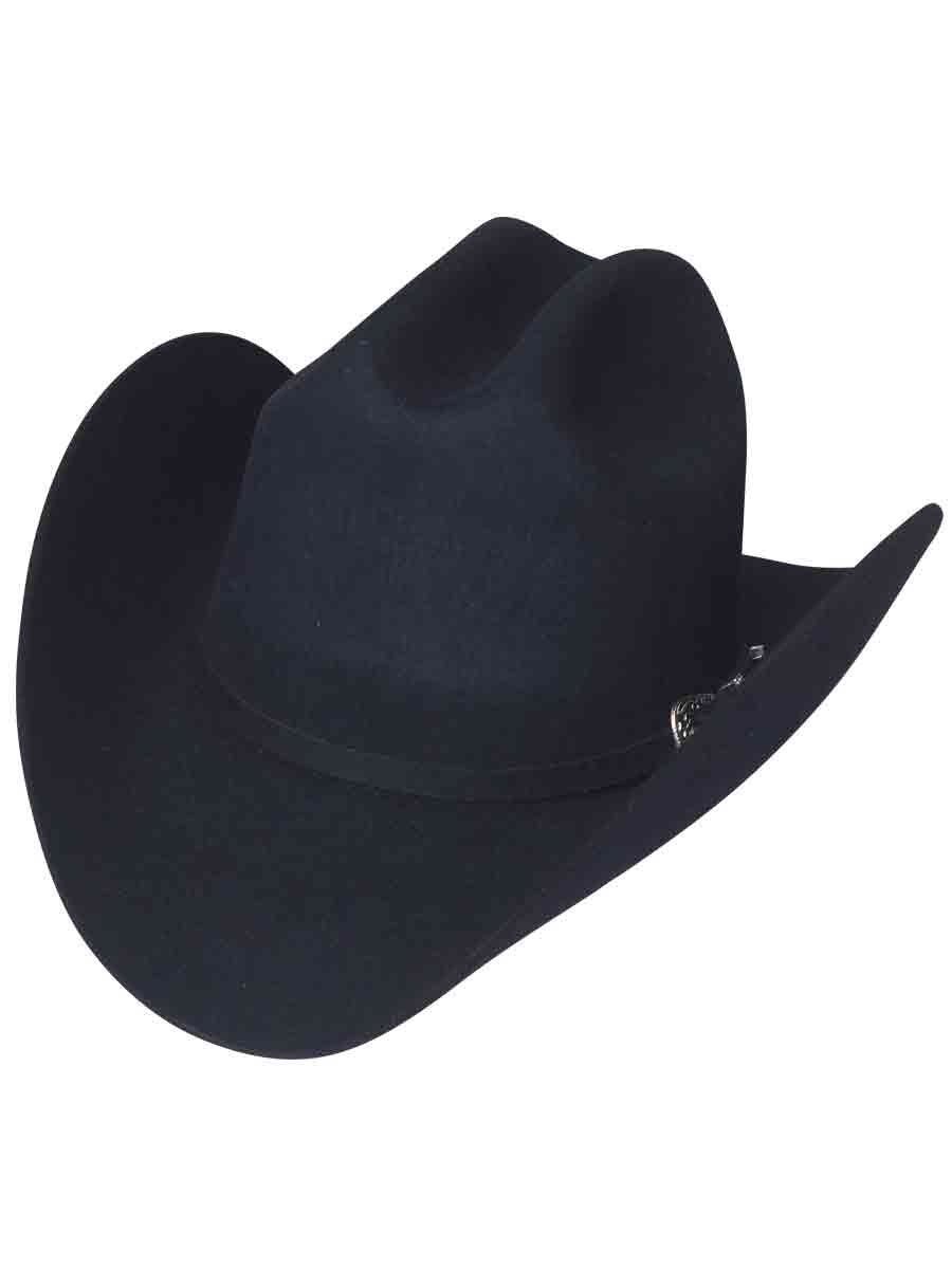 Texana El General para Hombre 100X Lana/Pelo De Conejo 'Duranguense' *NEGRO-3529* - BELLEZA'S - Texana El General para Hombre 100X Lana/Pelo De Conejo 'Duranguense' *NEGRO-3529* - BELLEZA'S - Texana - 3529