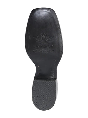 Botas vaqueras piel con estampado de avestruz para hombre 'El General' color cereza 41901