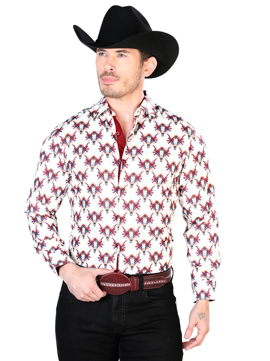 Ivory Casual Long Sleeve Shirt 43683
